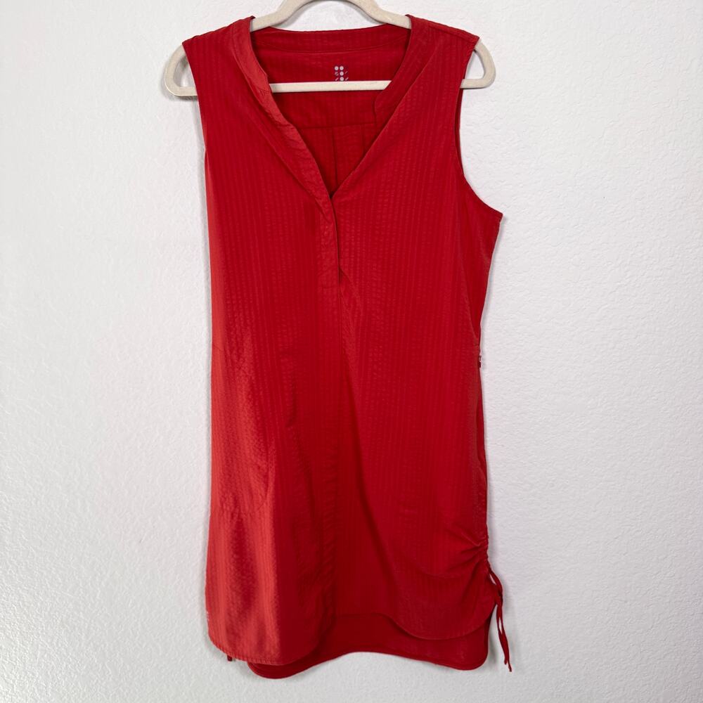 Title Nine Womens Speed Racer Tunic Mini Dress Size M Active Summer Rust Orange
